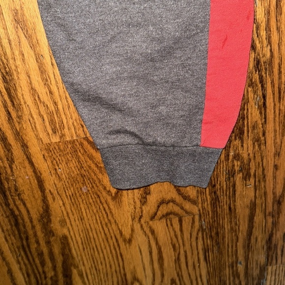 Disney Parks womens grey with red racing stripe joggers size X-large - Picture 3 of 5